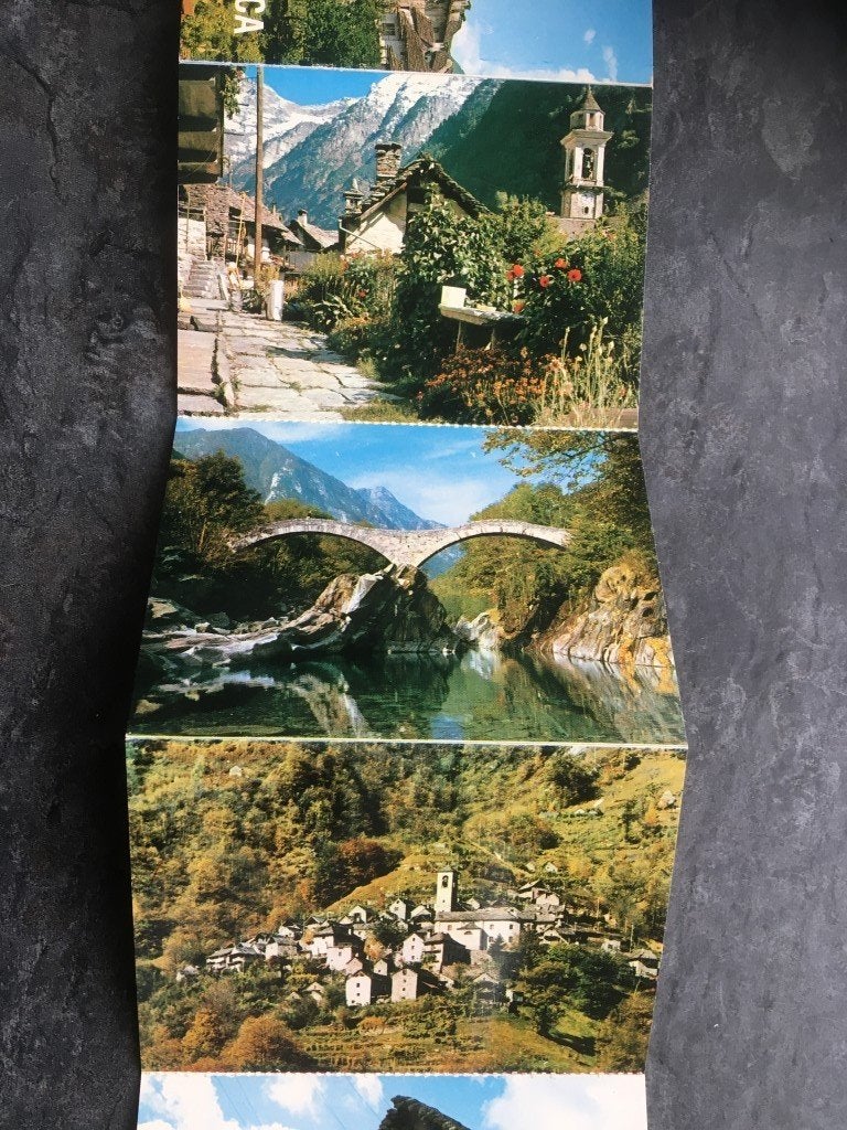 12 foto’s Valle Verzasca - Zwitserland, Verzamelen, Ophalen of Verzenden, Foto
