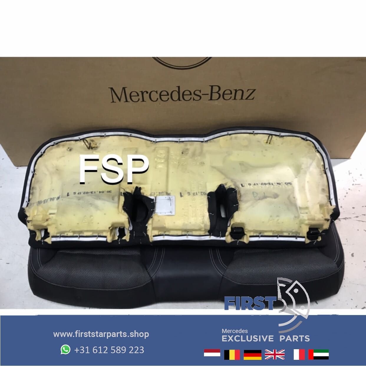 ACHTERBANK ZITTING W176 A W246 B W117 CLA W156 GLA AMG 45 Kl, Auto-onderdelen, Interieur en Bekleding, Gebruikt, -, Ophalen of Verzenden