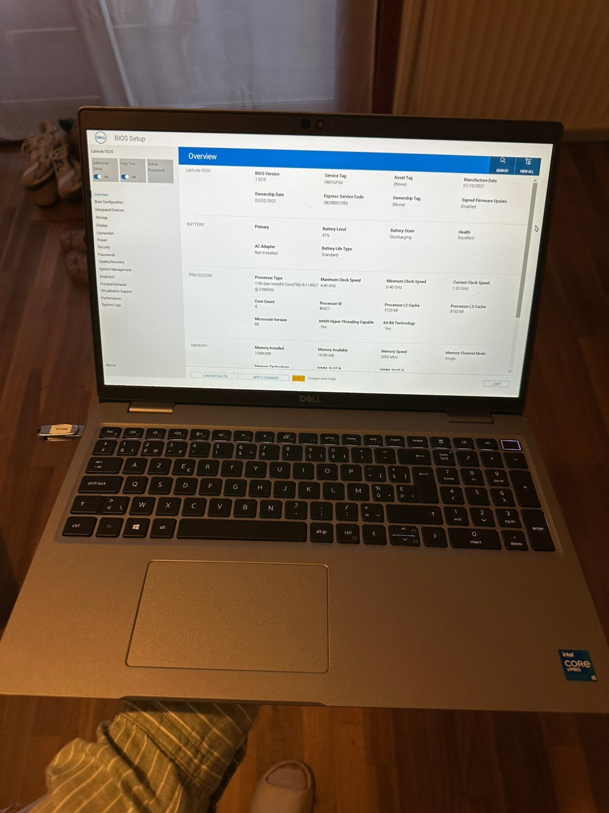Dell Latitude 5520 - i5-1145G7 - 16 GB DDR4 - 512 GB SSD, Computers en Software, Gebruikt, 15 inch, Ophalen of Verzenden, SSD