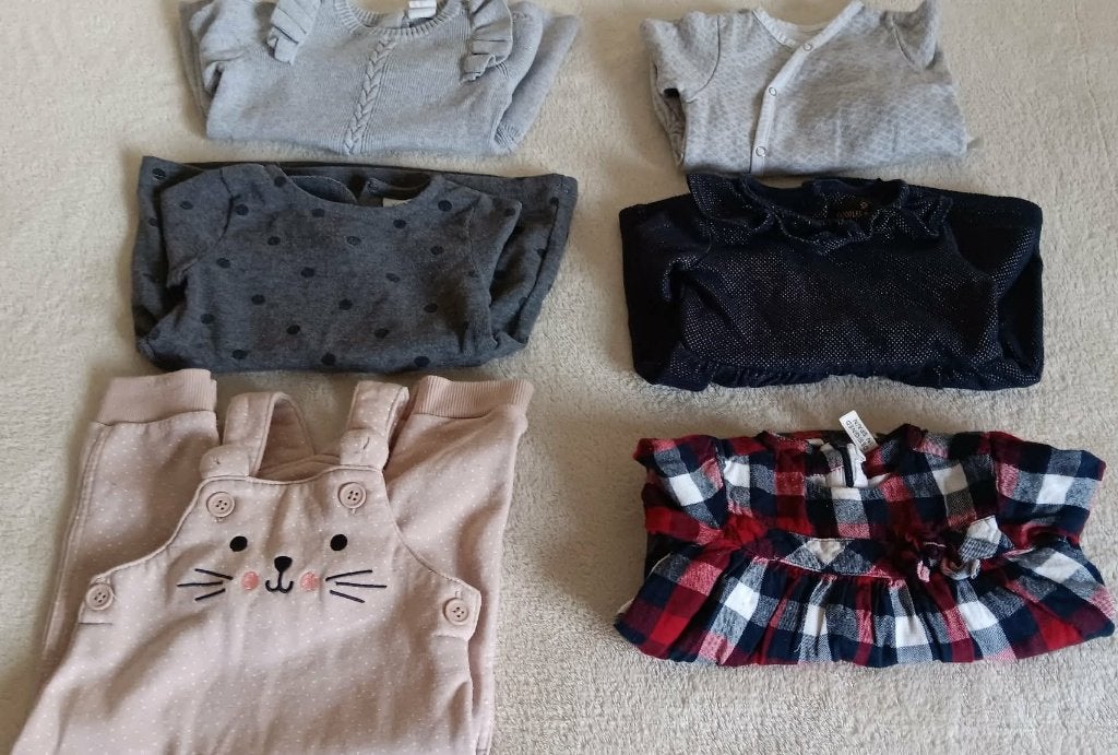 Kledij meisje maat 68 (6 stuks), Enfants & Bébés, Vêtements de bébé | Taille 68, Enlèvement, Utilisé, Fille