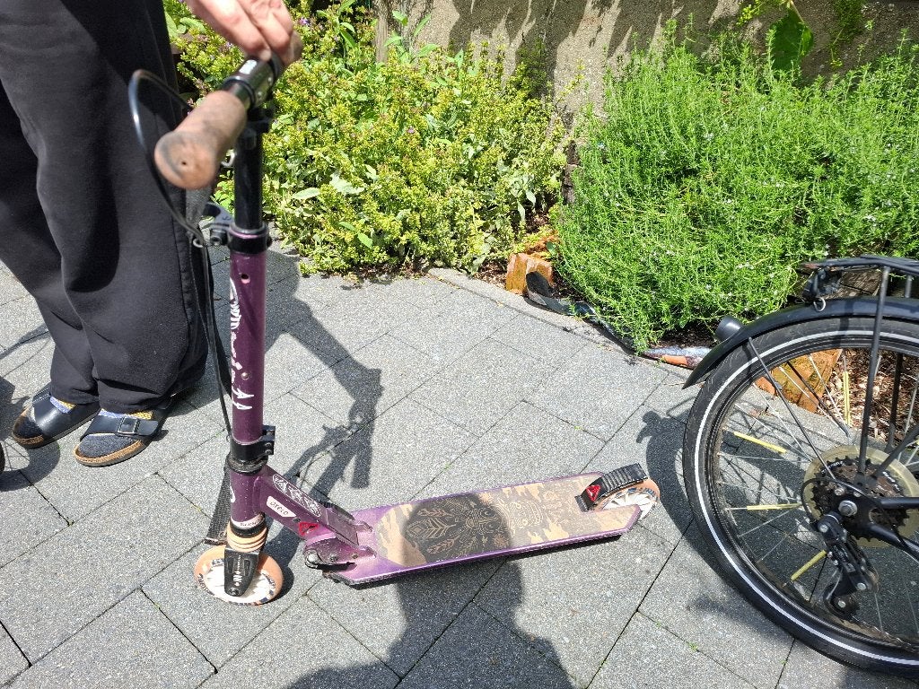 Kinderstep, Ophalen, Gebruikt, Gewone step, Oxelo (Decathlon)