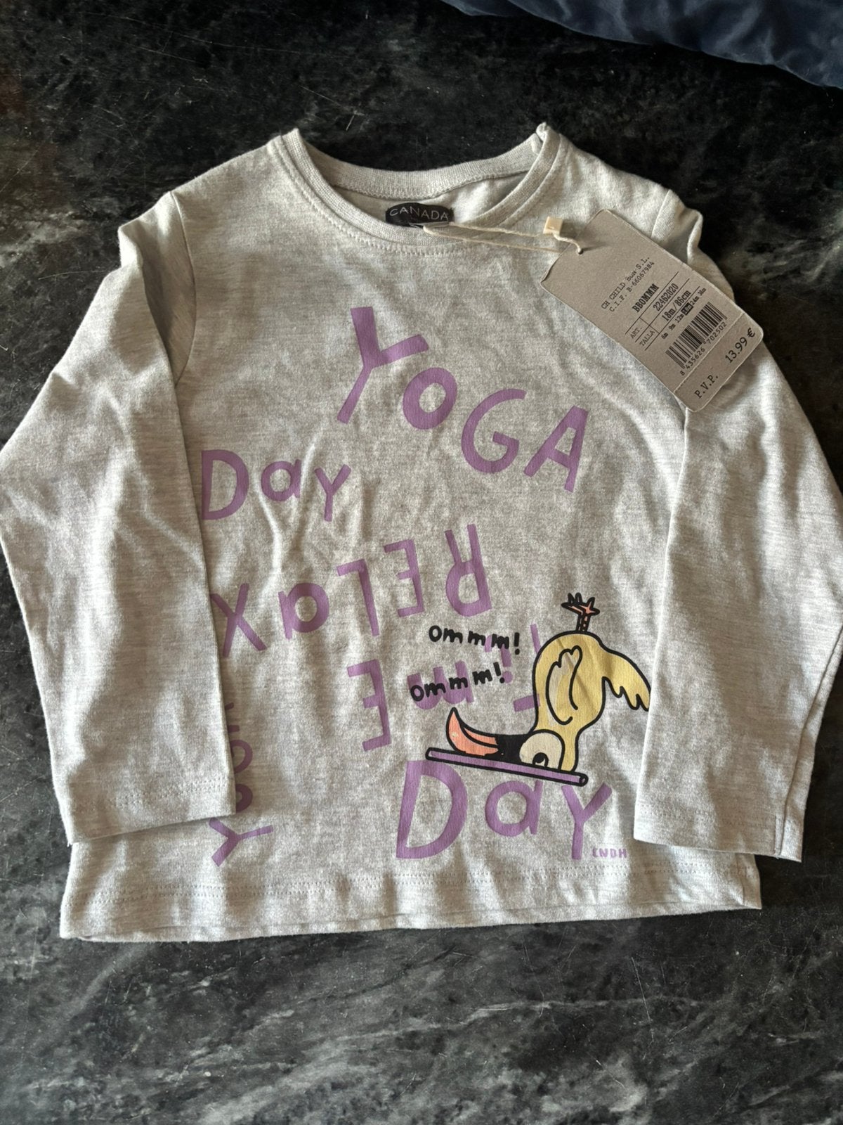 Mooi t-shirt met lange mouwen., Kinderen en Baby's, Babykleding | Maat 86, Ophalen of Verzenden, Nieuw, Meisje, Shirtje of Longsleeve