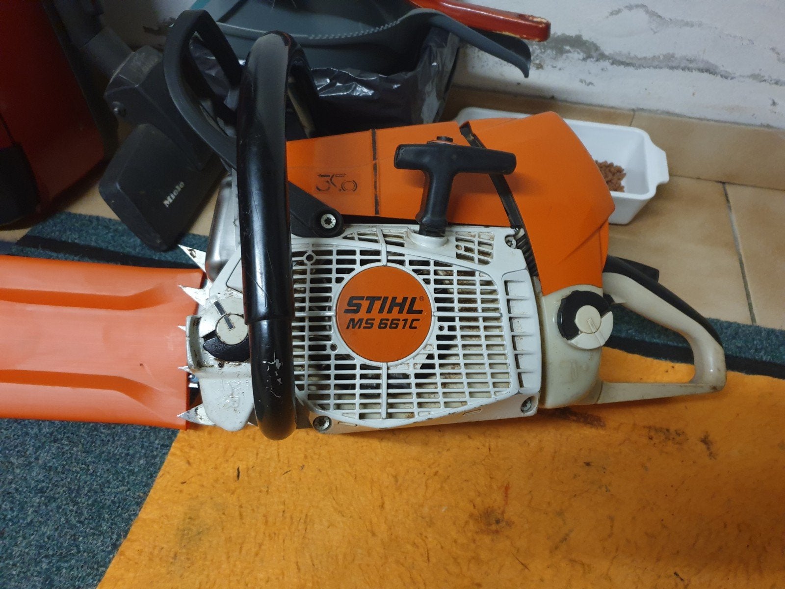 stihl ms 661, Ophalen