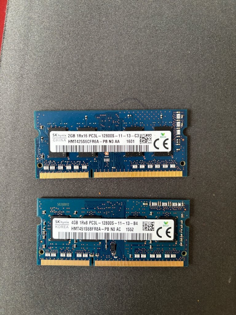 Ram geheugen SK Hynix, Enlèvement, Utilisé, Laptop