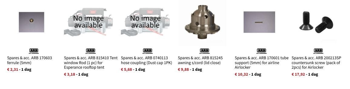 ARB Compressor onderdelen en Reserve onderdelen, -, -, Utilisé, -