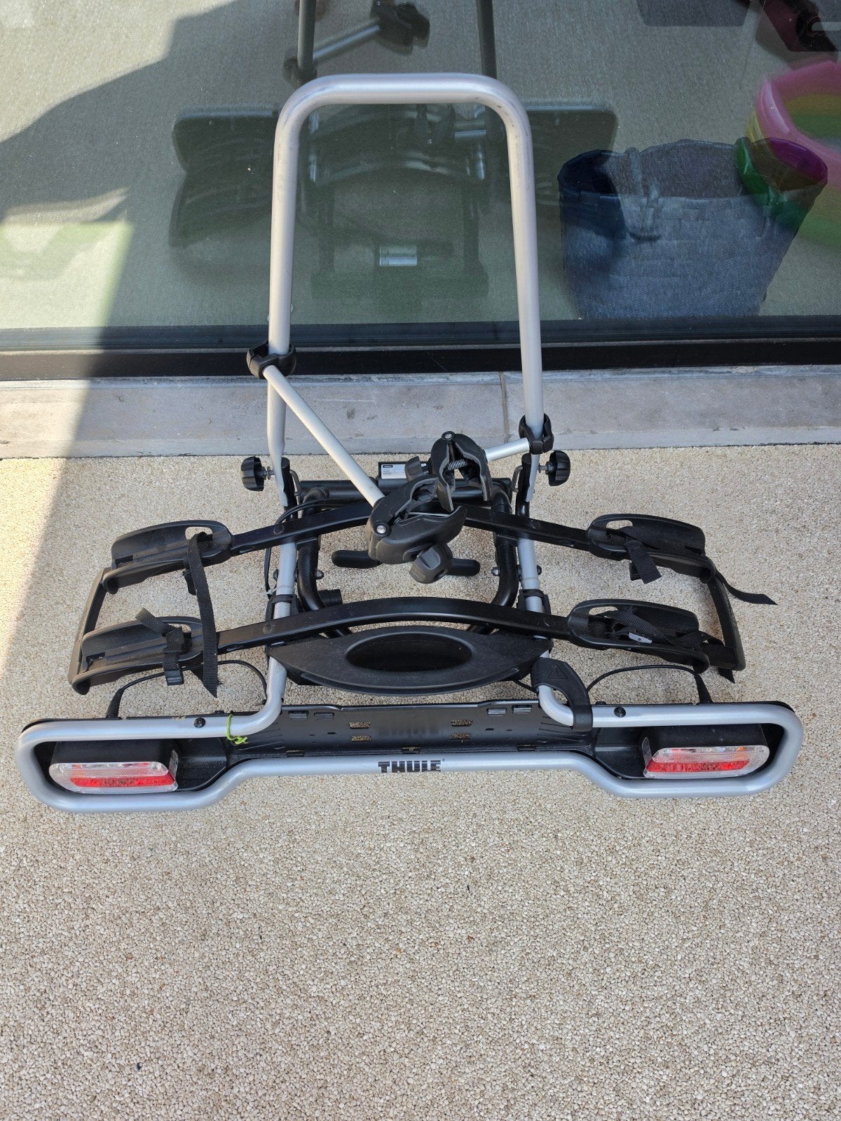 Porte-vélos Thule pour 2 vélos, Autos : Divers, Porte-vélos, Enlèvement, 2 vélos, Comme neuf, Support d'attelage