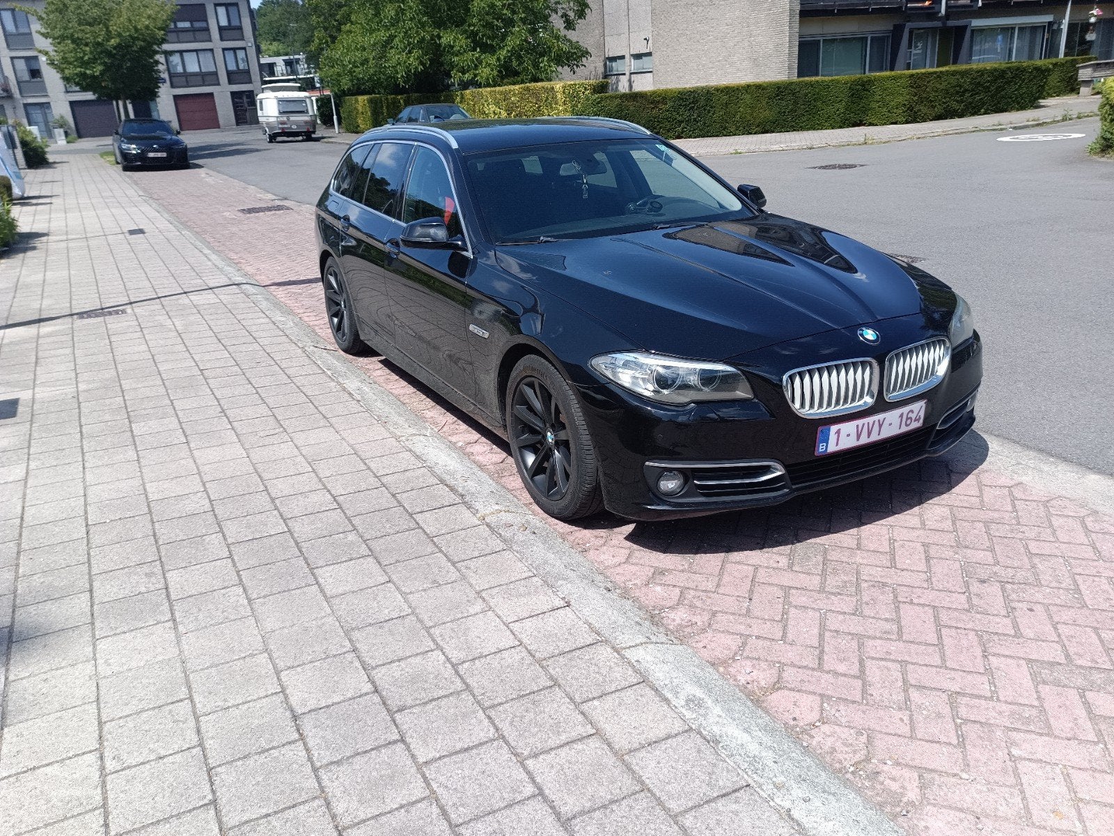 BMW 520d f11, Autos, BMW, Cuir, Achat, Euro 6, Noir