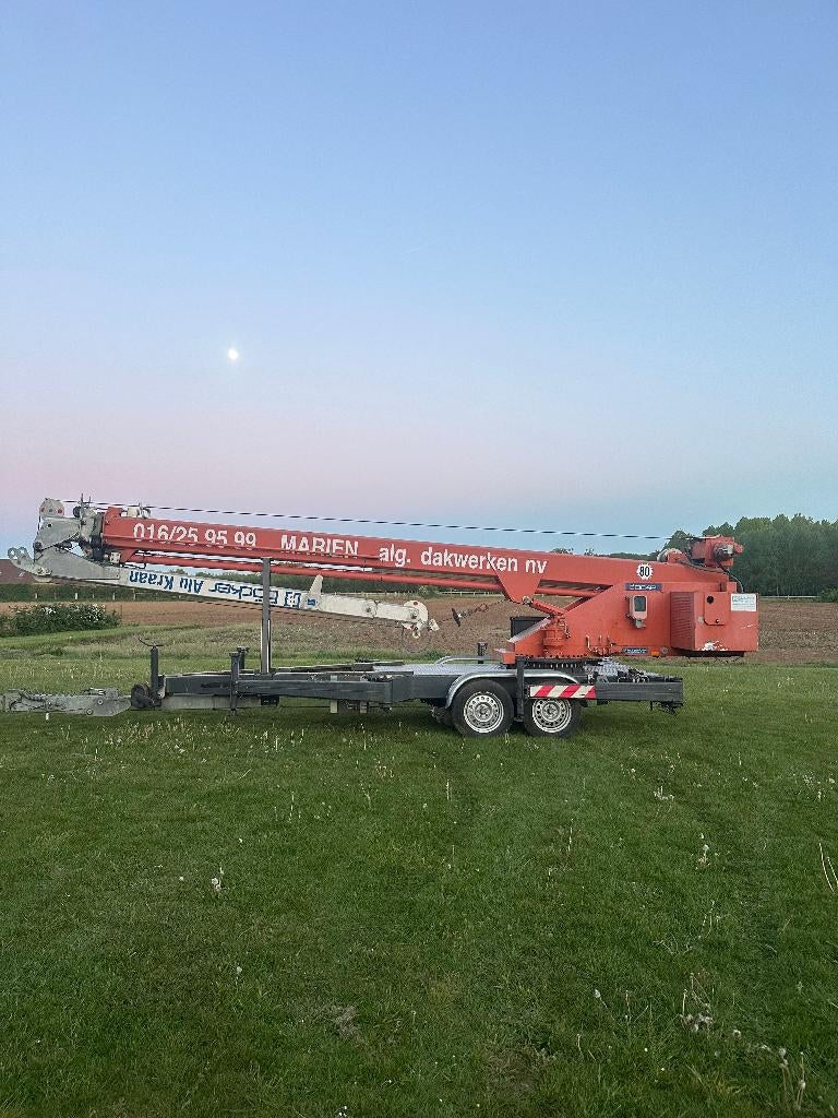 Bocker AHK 27/1200 aanhangerkraan 23000€ EXLUSIEF BTW, Enlèvement, Grue