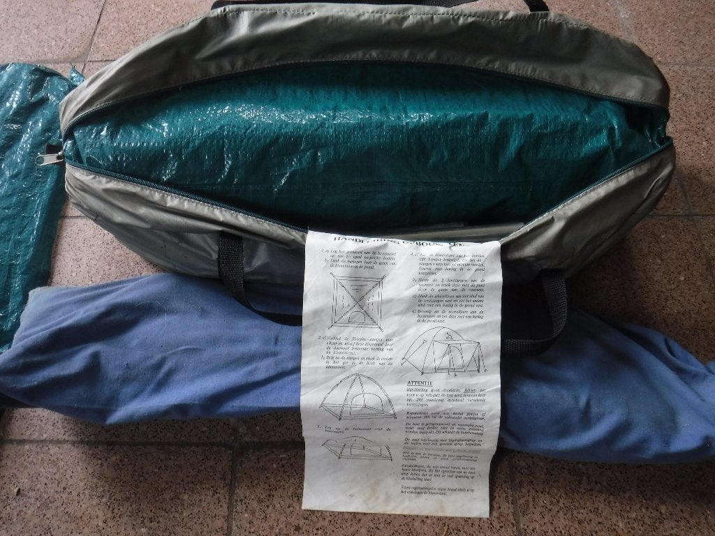 tent en veldbed, Ophalen