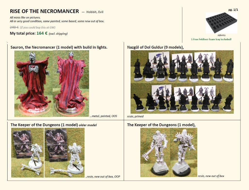 Rise of the Necromancer (Evil) ME SBG Games workshop, Enlèvement ou Envoi, Neuf, Le Seigneur des Anneaux, Figurine(s)