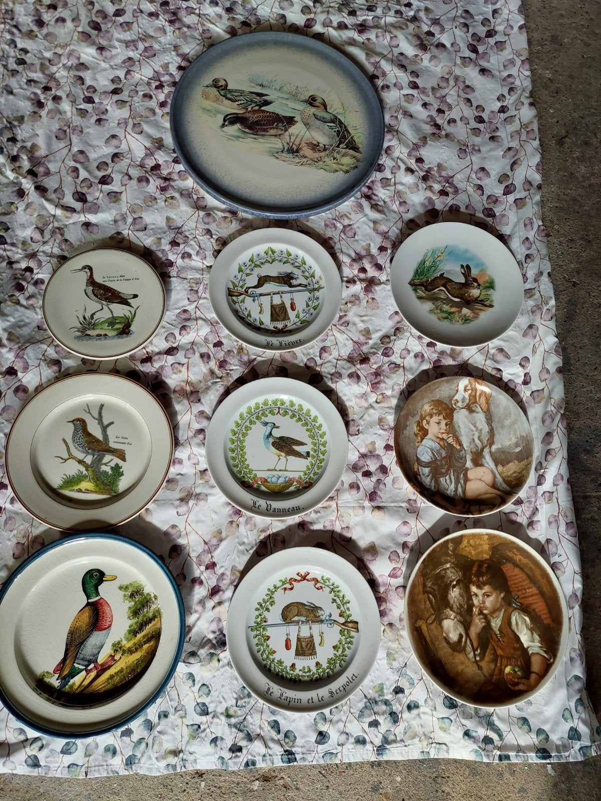 vintage borden, Ophalen