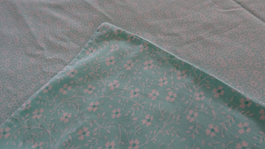HOUSSE DE COUETTE DOUBLE FACE, Enlèvement ou Envoi, Housse de couette, Vert, Utilisé