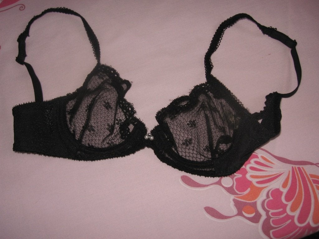 Boléro: zwarte kanten bh, Bolero, Ophalen of Verzenden, Zwart, BH