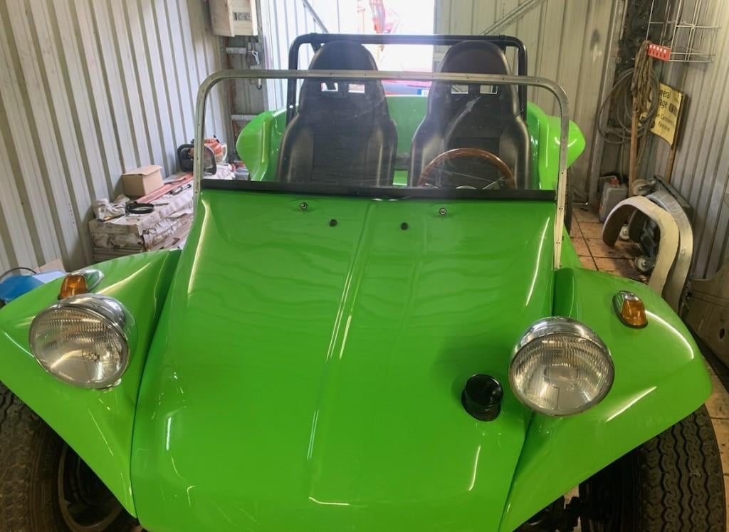 BUGGY VW, Autos, Volkswagen, Particulier, Autres modèles, Essence, Cabriolet, Boîte manuelle, Vert, Noir, Cuir, Propulsion arrière