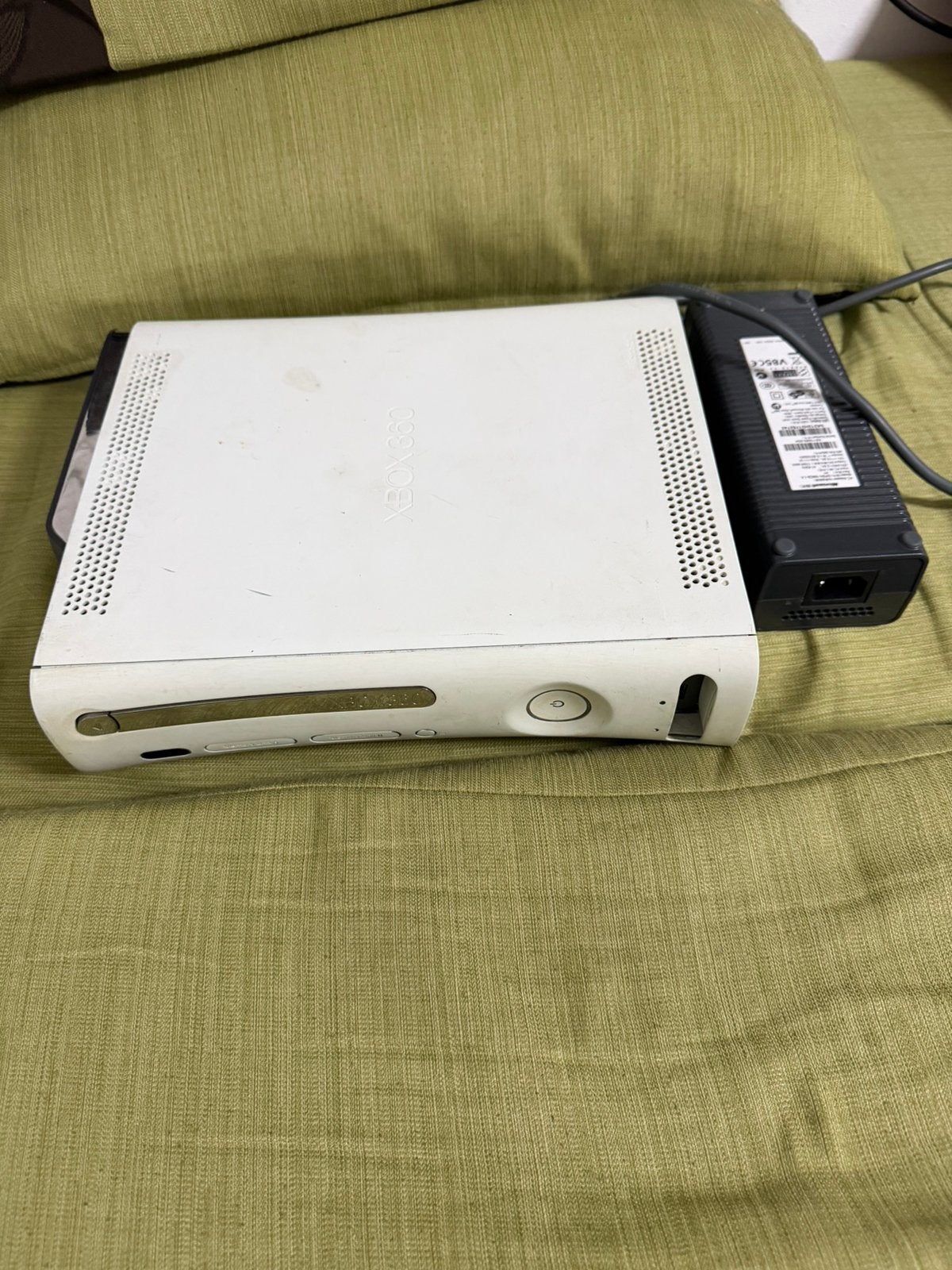 witte Xbox 360 Fat met 120 GB harde schijf, Ophalen, Gebruikt, 120 GB