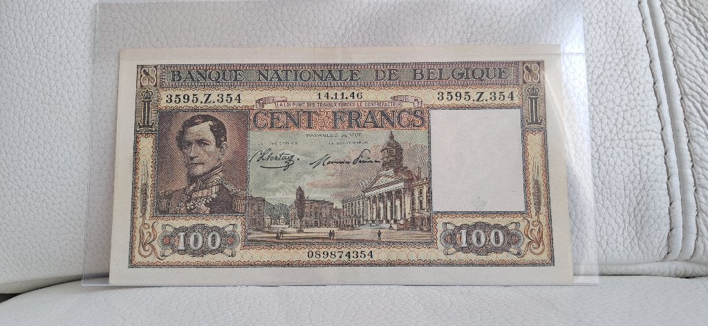 100 Frank Dynasty 1946 - Magnifique, Envoi, Billets en vrac