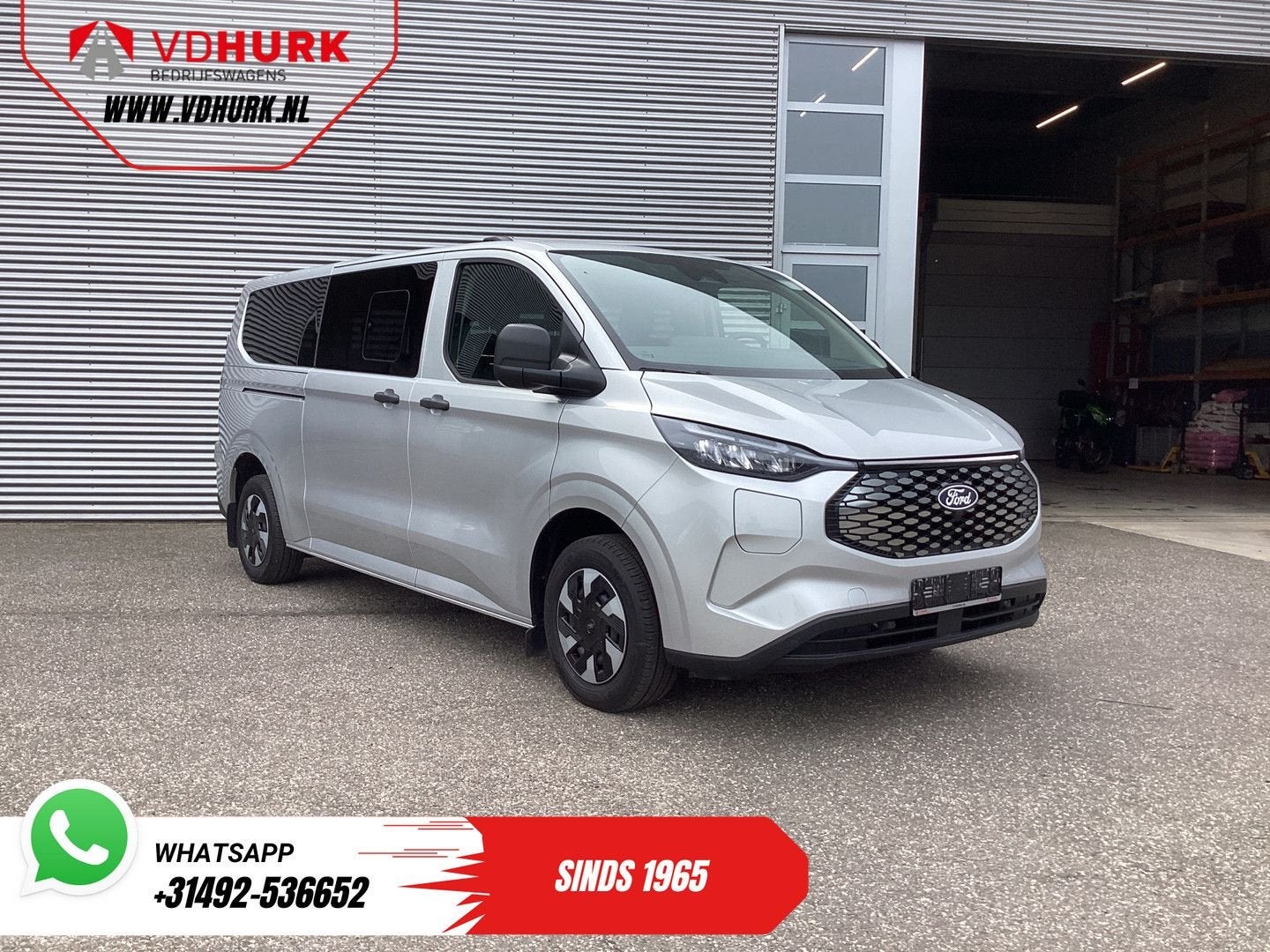Ford E-Transit Custom 320 km WLTP L2 Combi/ Kombi/ 9 pers./, Autos, Camionnettes & Utilitaires, Entreprise, ABS, Verrouillage central