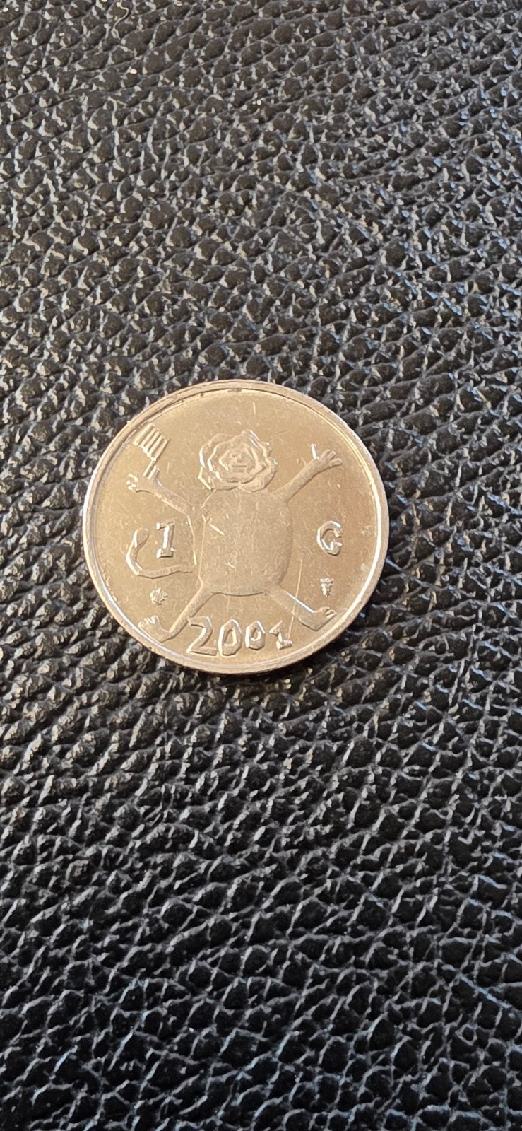 Nederland 1 gulden 2001 last gulden, Ophalen of Verzenden, 1 gulden