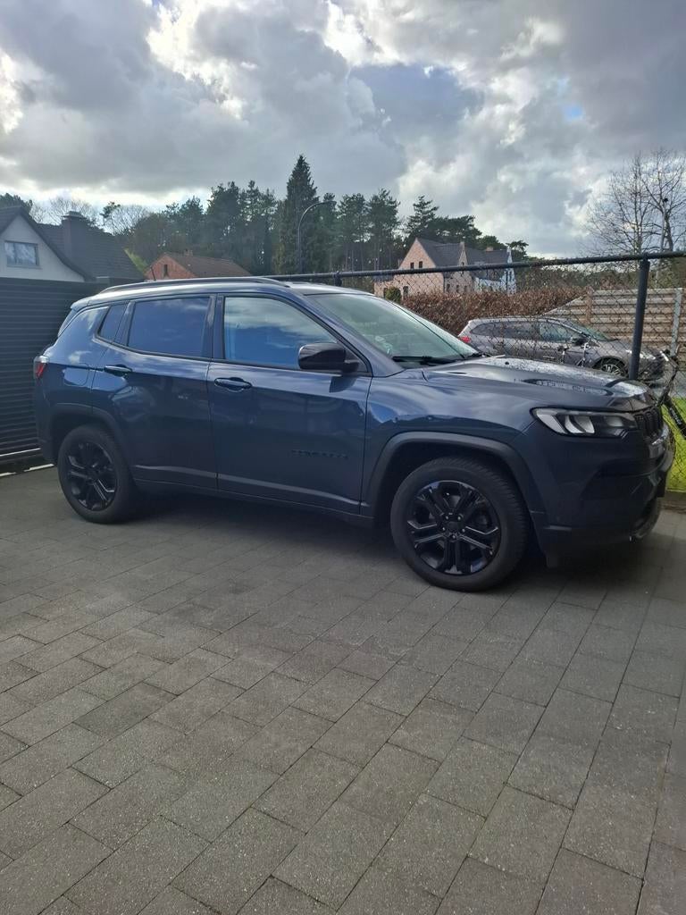 Jeep compass night eagle 1.3, Auto's, Zwart, 4 cilinders, Compass, 5 deurs