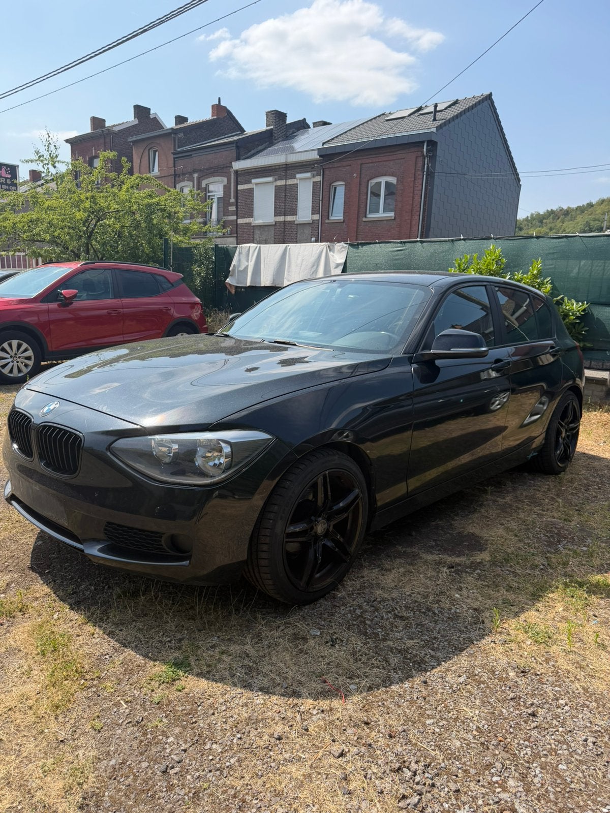 Bmw 116d 2014, Auto's, BMW, 1 Reeks, 4 cilinders, Zwart, Leder