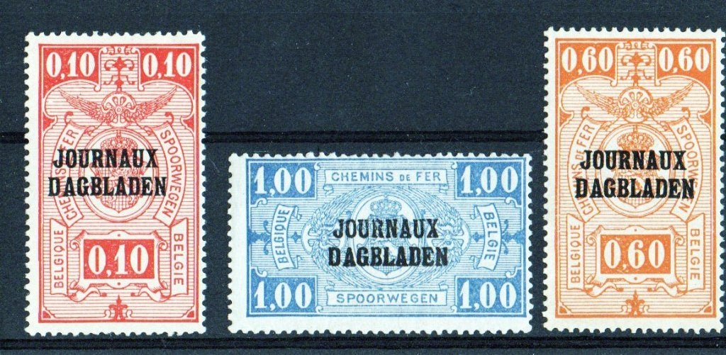 Belgique lot de timbres Journaux de type 2 en neufs xx 45 €, Verzenden