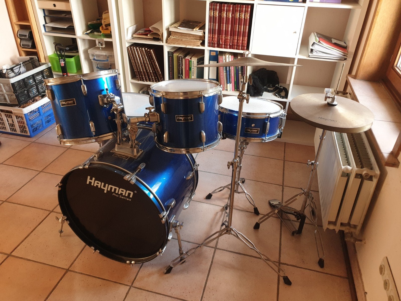 drumstel hayman, Muziek en Instrumenten, Drumstellen en Slagwerk, Ophalen, Gebruikt, Overige merken