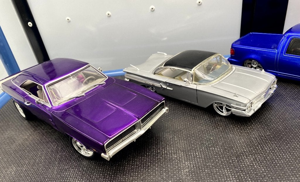 Lot 5 voitures US Customs 1/18 & 1/24 Jada Hot Wheels, Enlèvement, Comme neuf, Voiture, Hot Wheels