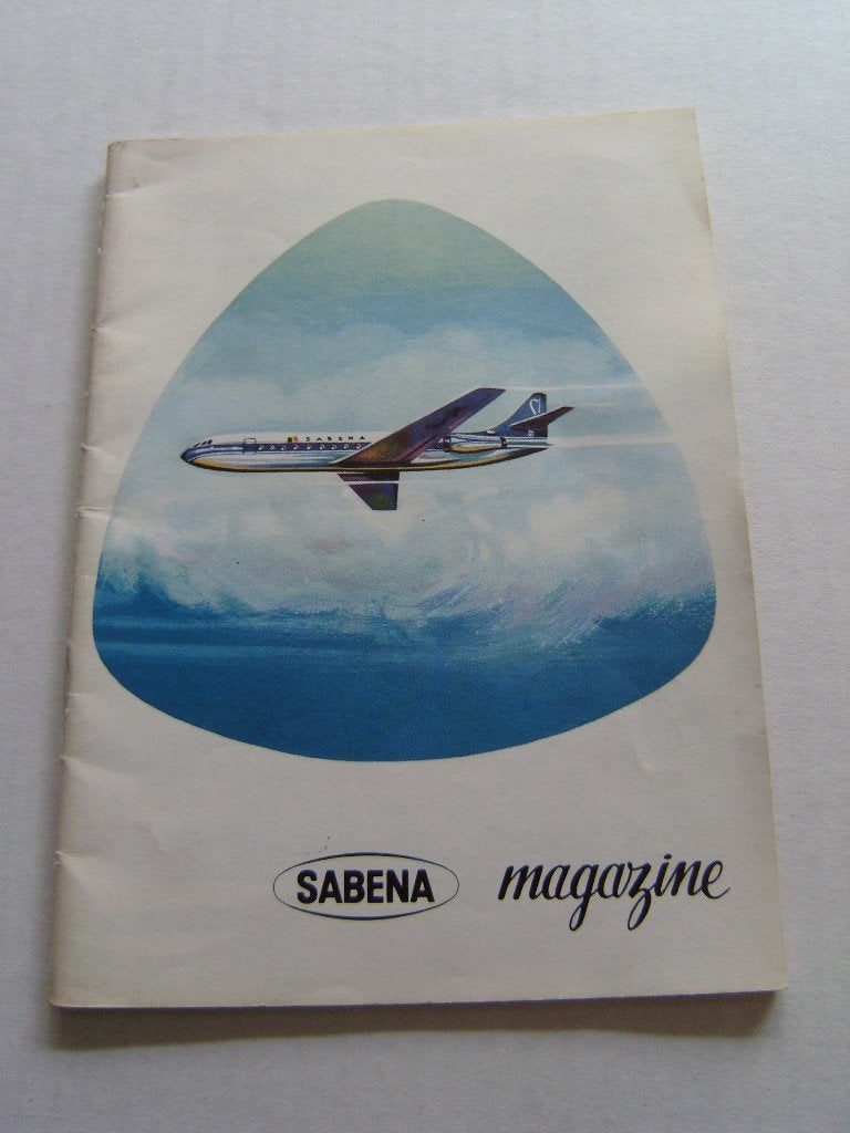 Sabena Magazine N 28  Janvier 1961 Caravelle OO-SRA Vintage, Collections, Enlèvement, Utilisé, Palais ou Waag