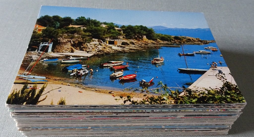 84 POSTKAARTEN VAN DE CÔTE D'AZUR, Verzamelen, Postkaarten | Buitenland, Verzenden, Gelopen, Frankrijk