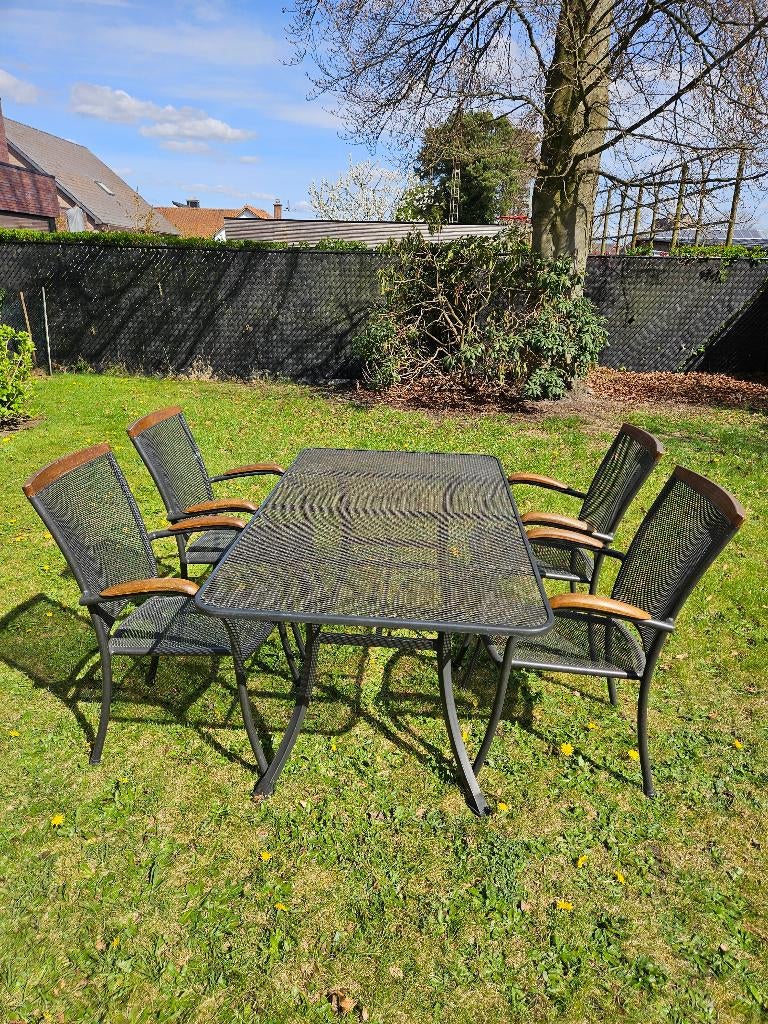 Tuinset, Tuin en Terras, Tuinsets en Loungesets, Ophalen, Gebruikt, Tuinset, Eettafel