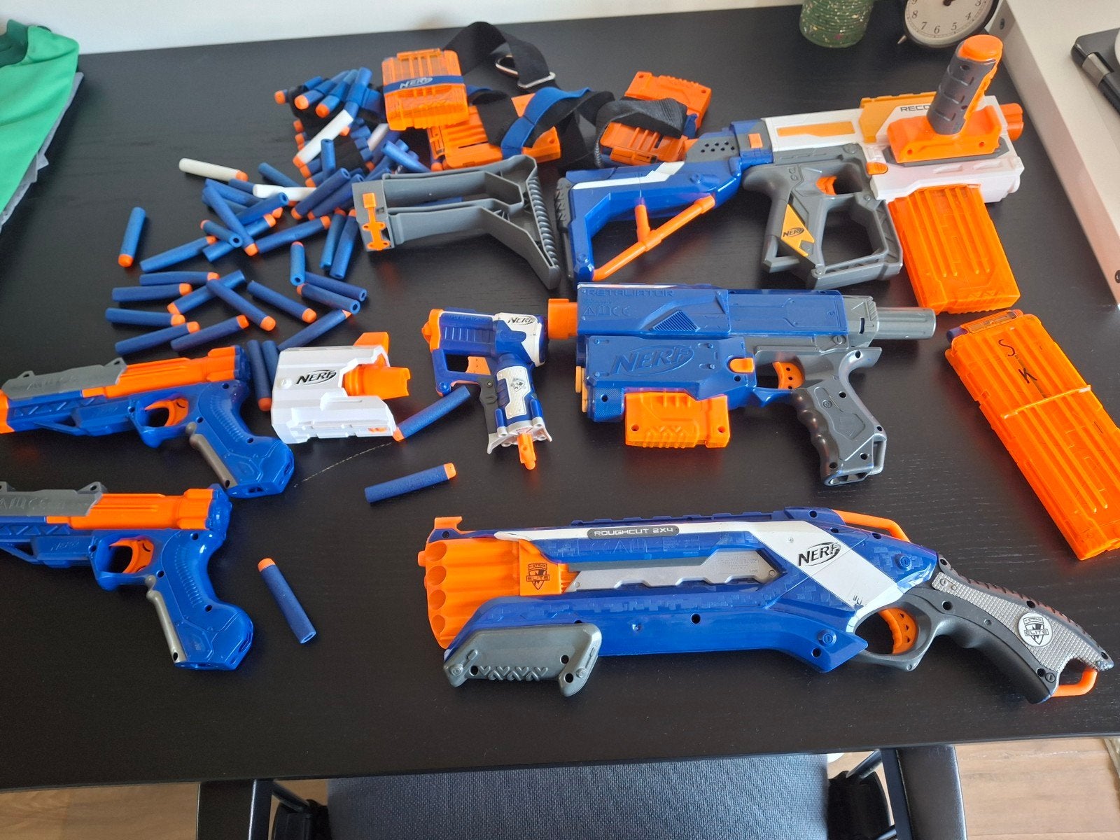 Nerf set, Ophalen