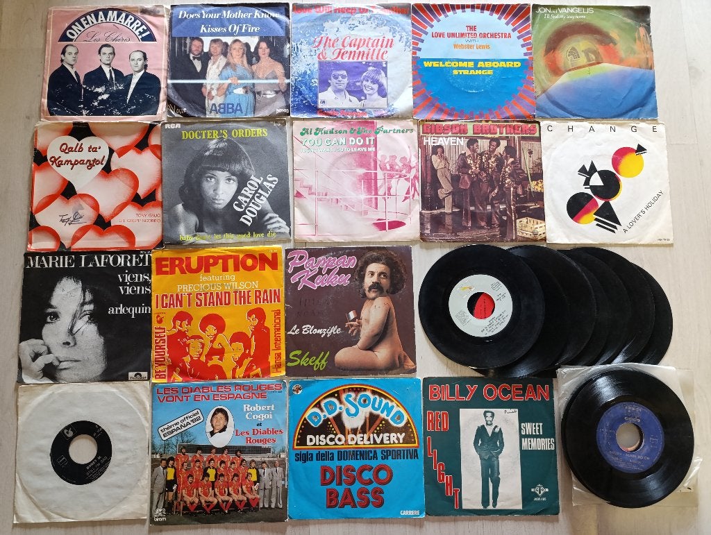 Vinyles singles 45 Tours Disques divers, Enlèvement ou Envoi, Utilisé