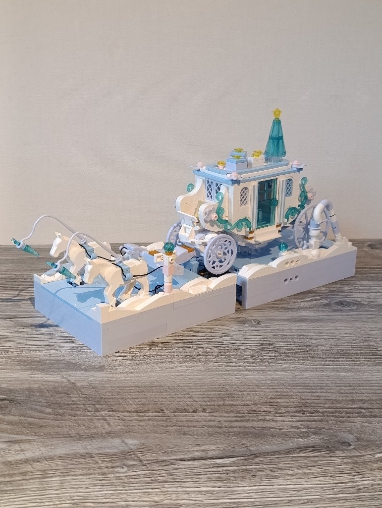 Mould king set 10161: sneeuwwitte koets, Ophalen of Verzenden, Zo goed als nieuw, Overige merken
