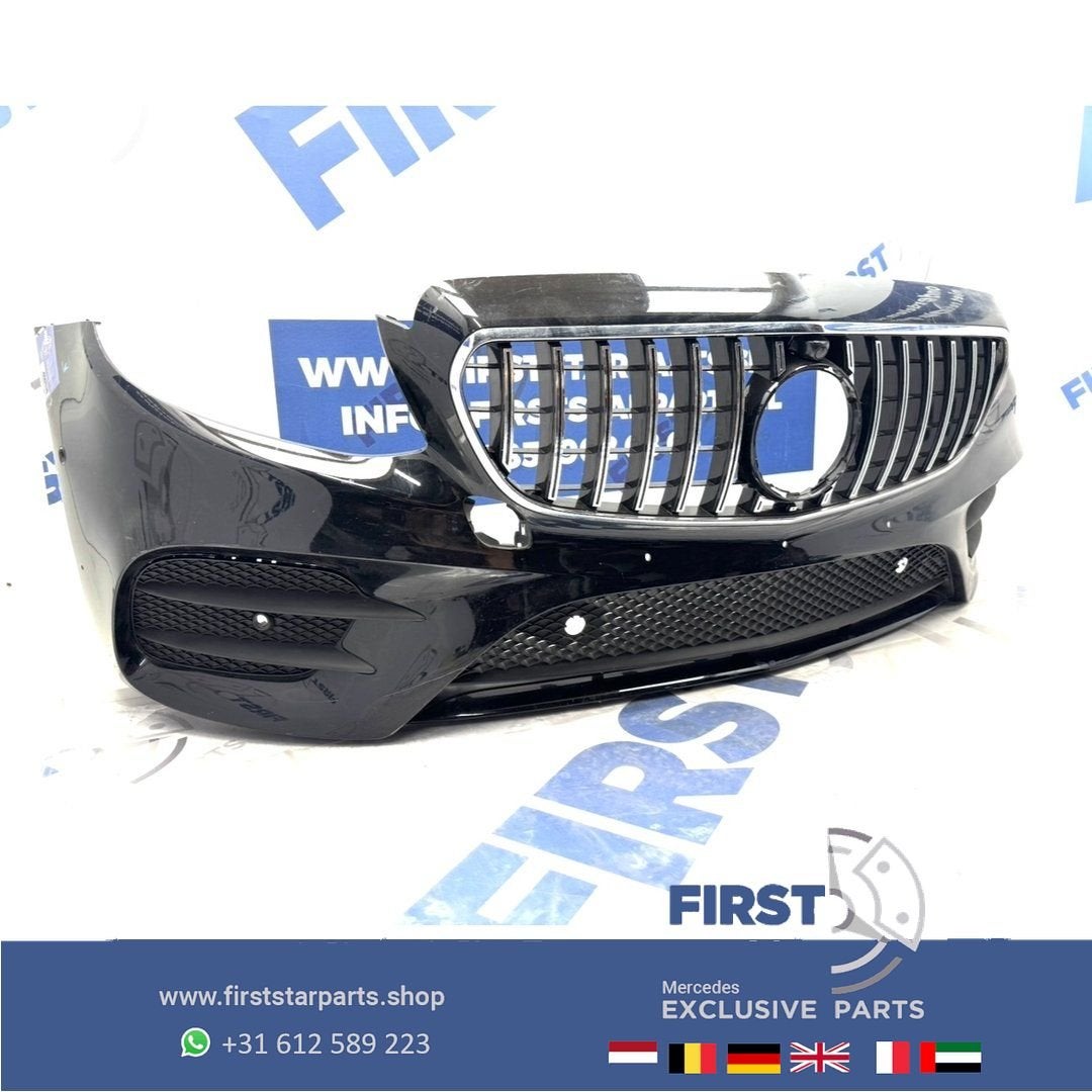 W213 BUMPER AMG PAKKET E43 VOORBUMPER COMPLEET + GT GRIL S21, Auto-onderdelen, Gebruikt, -, Voor, Ophalen of Verzenden