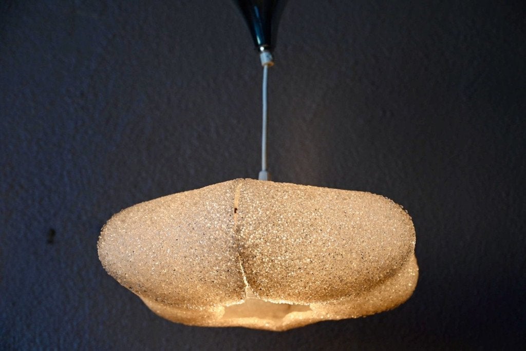 Suspension vintage perspex granulé années 60, Autres culots, Vintage, Synthétique, Enlèvement