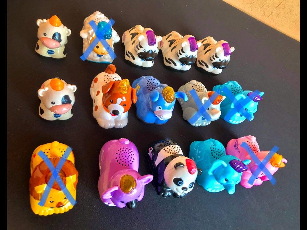 Tut tut animaux Vtech️ 11 modèles️ ❤️✅voir annonces voitures, Enlèvement ou Envoi, Comme neuf
