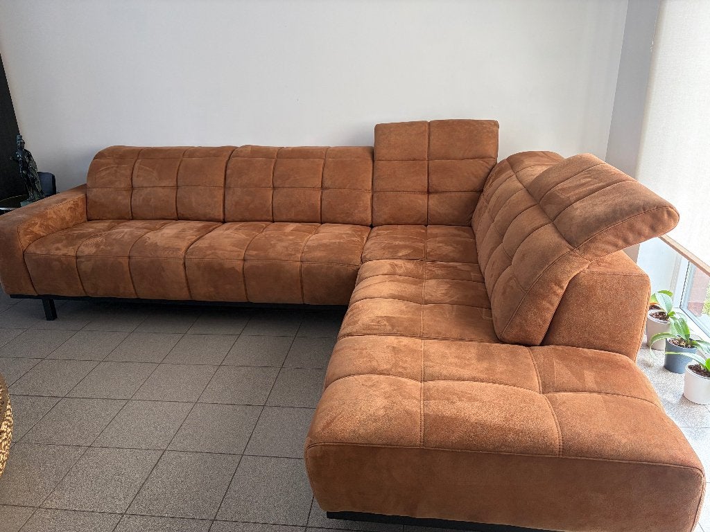 Canapé d'angle, Maison & Meubles, 100 à 125 cm, Comme neuf, Enlèvement, Tissus