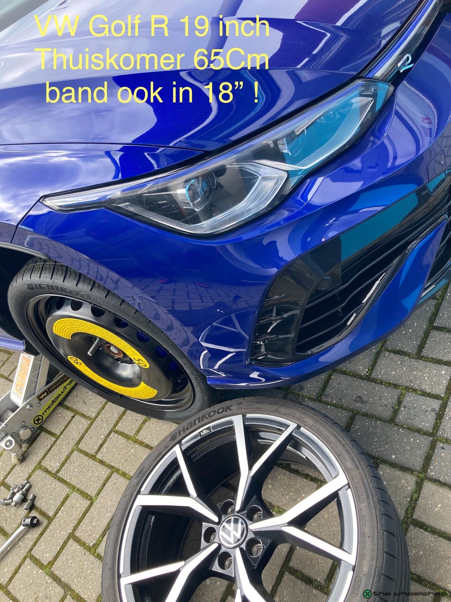 Reservewiel Thuiskomer VW Golf 7/8 T-Roc Passat AUDI A3 Q2 i, Pneus et Jantes, Véhicule de tourisme, -, Utilisé