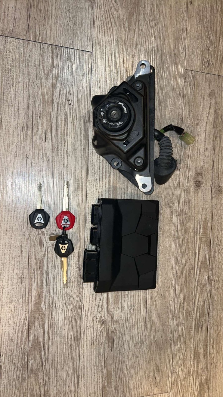 Originele Yamaha Tracer 9 GT sleutel,ecu,contact set., Ophalen, Gebruikt