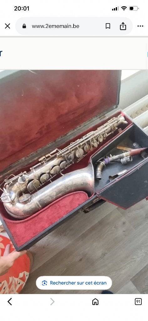 Saxophone, Musique & Instruments, Instruments à vent | Saxophones, Enlèvement, Utilisé