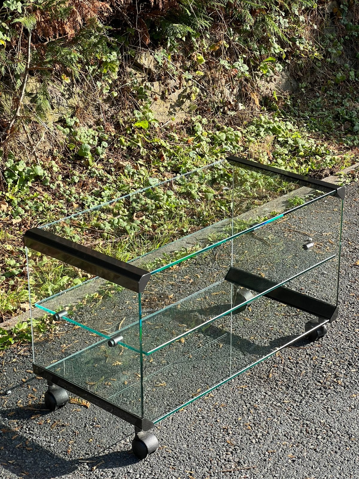 Meuble/table audio/tv Gallotti&Radice 70’s, Enlèvement