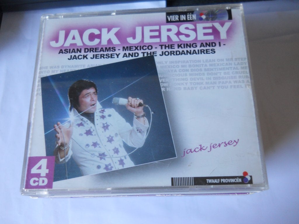 4 CD BOX - JACK JERSEY, Cd's en Dvd's, Boxset, Pop, Ophalen of Verzenden, Zo goed als nieuw