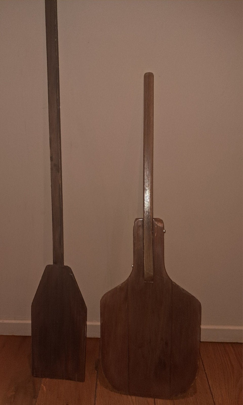 Set van 2 antieke broodscheppen, Ophalen