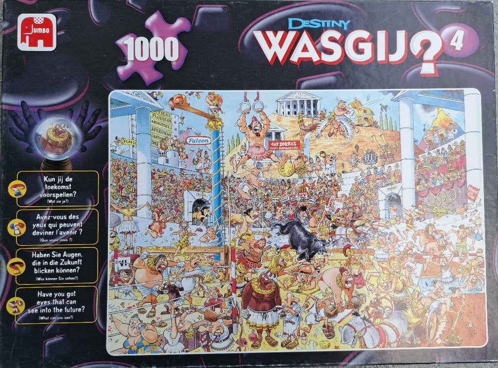 Puzzel Wasgij Destiny nr. 4, Enlèvement, 500 à 1500 pièces, Utilisé, Puzzle