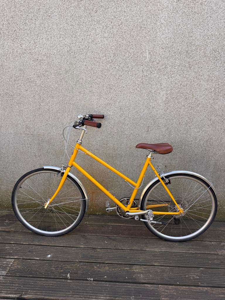 Gele Tokyo bike // tokyobike // tokiobike // tokyobike, Gebruikt, Versnellingen, Schijfrem, Ophalen