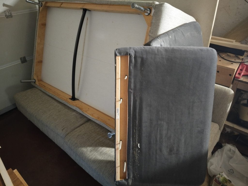 GRATIS ophalen: zetel soderhamn ikea hoekzetel sofa, Enlèvement, Utilisé, Tissus
