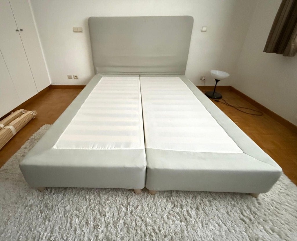 Ikea | Lit | Bed (not Stockholm, not Divan), Gris, Enlèvement, Utilisé, 200 cm