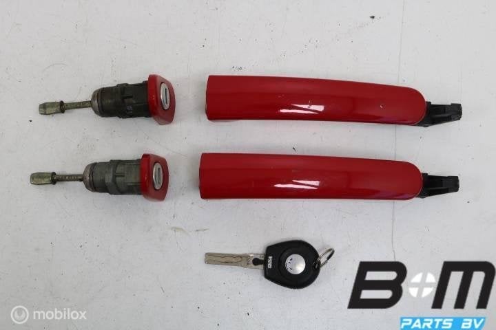 Set portiergrepen met sloten / sleutel VW Lupo LY3D, Gebruikt