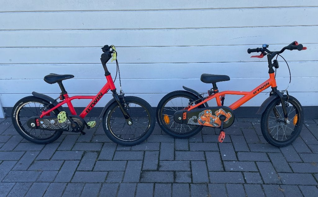 kinderfiets, Ophalen, Gebruikt, 16 tot 20 inch, Btwin Decathlon