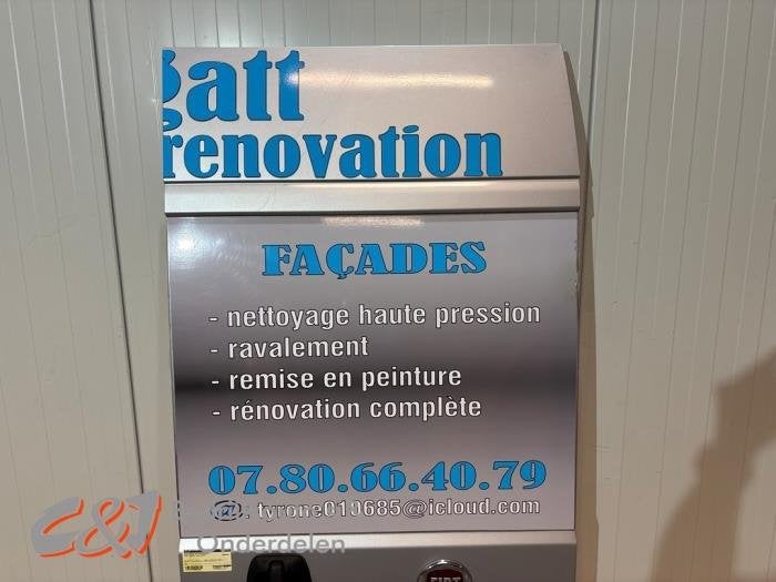 Portière arrière camionnette d'un Fiat Ducato (611), -, 3 mois de garantie, Utilisé, Porte